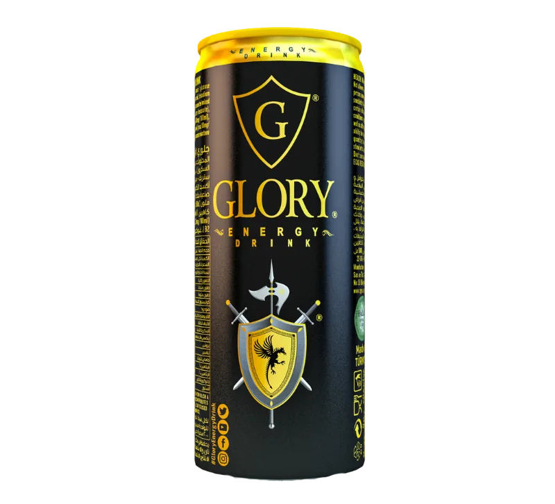 Glory Energy Regular, zwart en goud blik